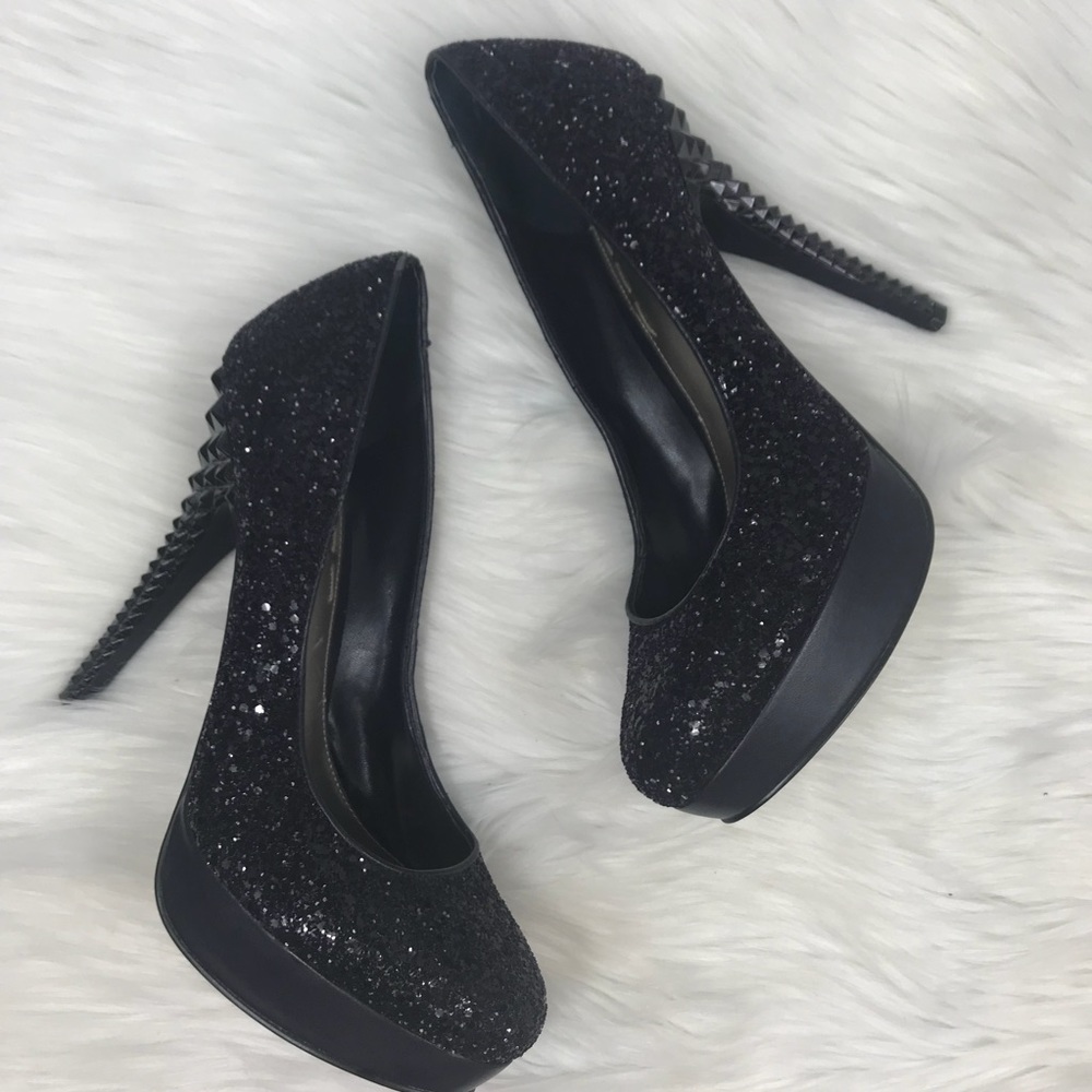 Rachel Roy Glover Spiked Purple Heels
